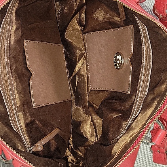 DKNY Red/Orange Leather Handbag - Picture 12 of 16